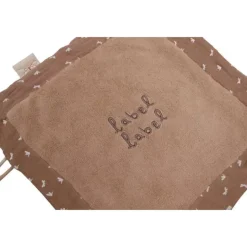Doudou plat libellule marron