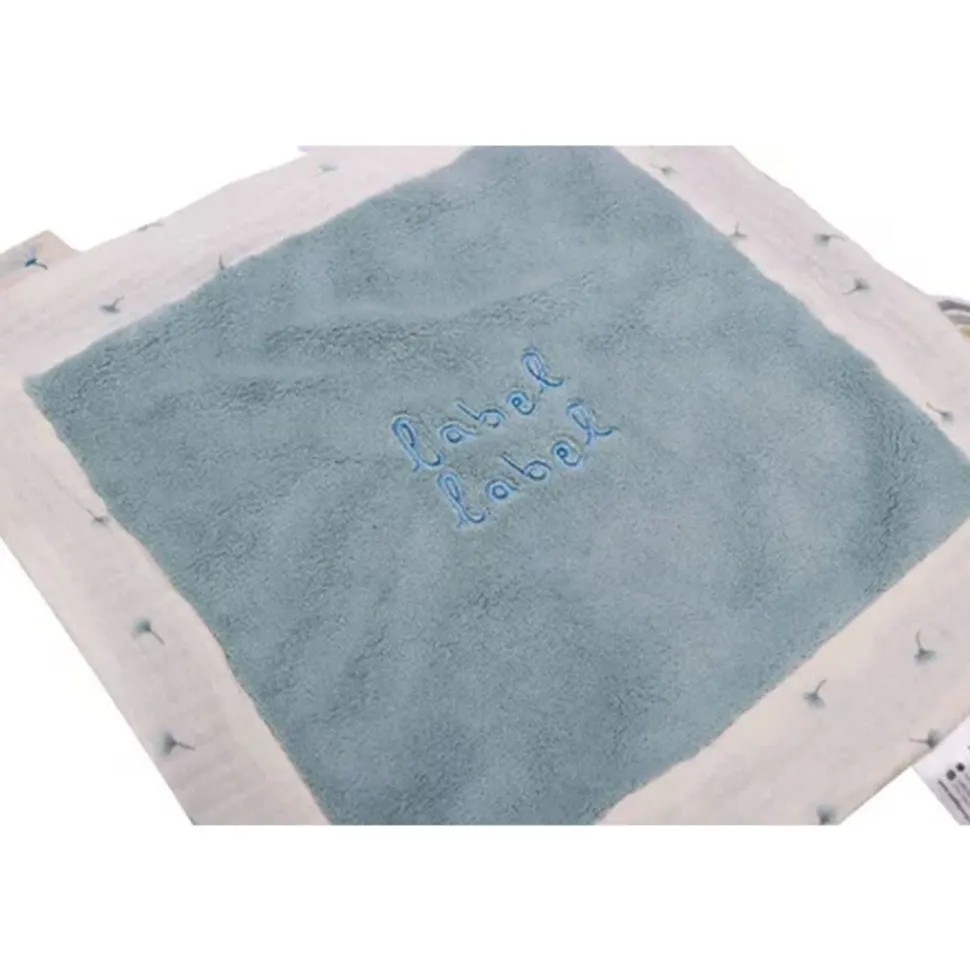 Doudou plat pissenlit bleu