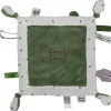 Doudou plat vert kaki