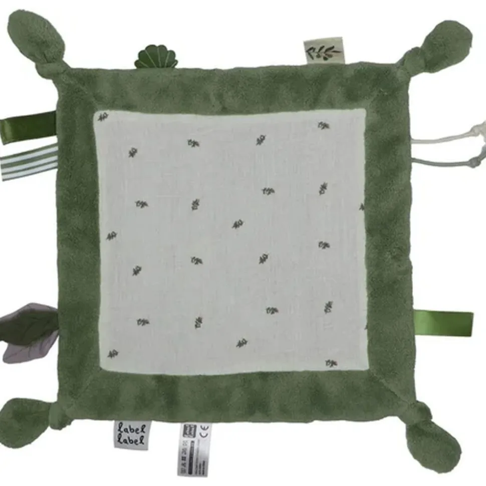 Doudou plat vert kaki