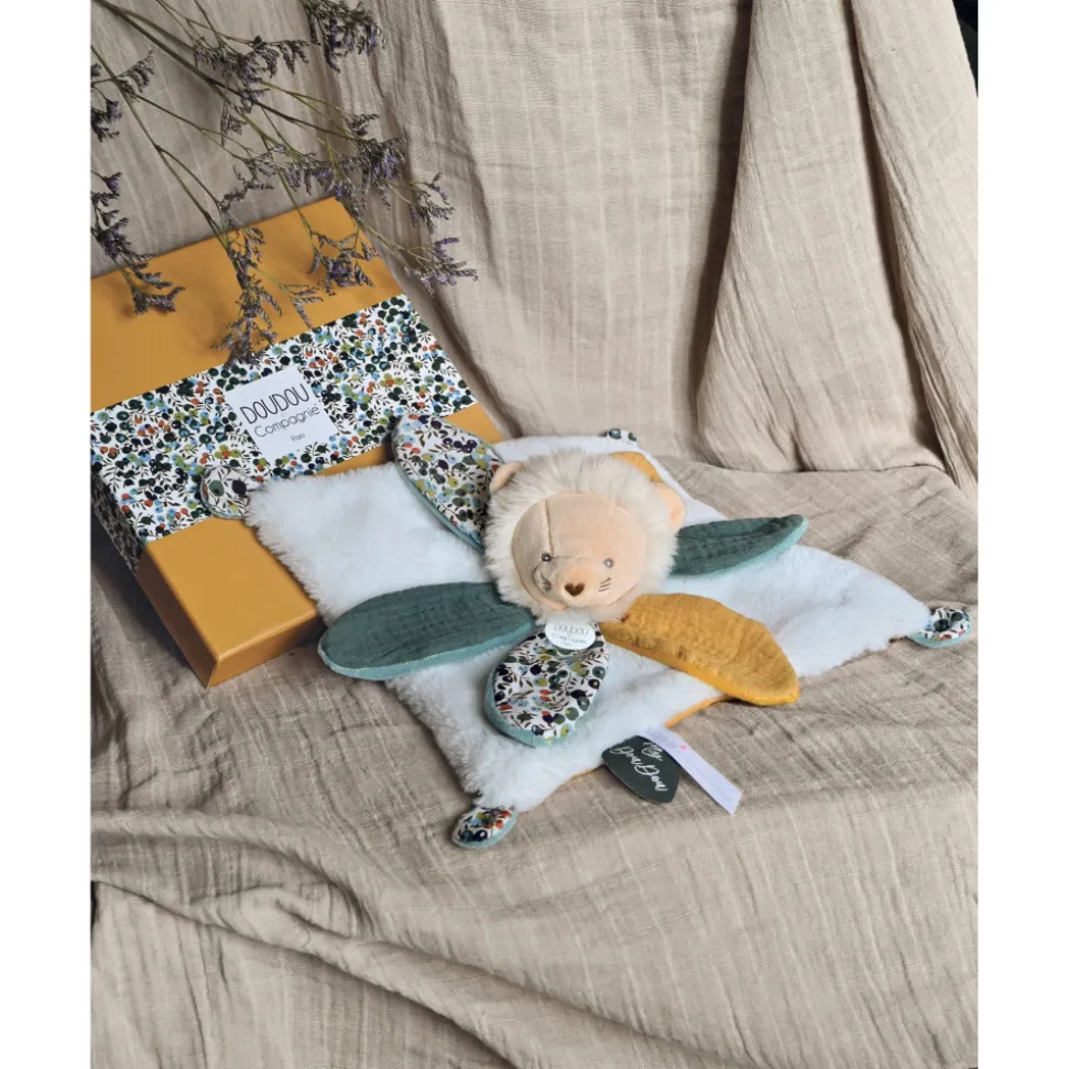 Doudou pétale boh'aime lion