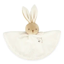 Doudou rond lapin crème