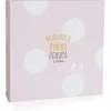 Doudou rose lapin bonbon
