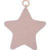 Doudou étoile bi-matière avec anneau de dentition pétale biscuit