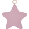 Doudou étoile bi-matière avec anneau de dentition pétale pétale