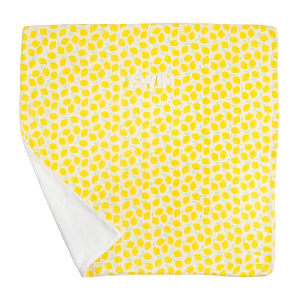 Drap de plage citron