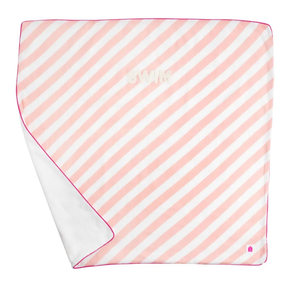 Drap de plage rose