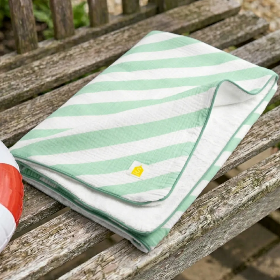 Drap de plage vert