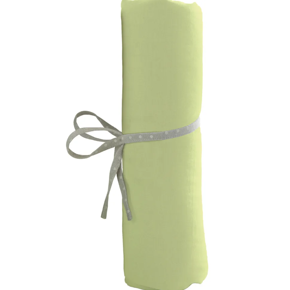 Drap housse bébé jersey 60 x 120 cm vert