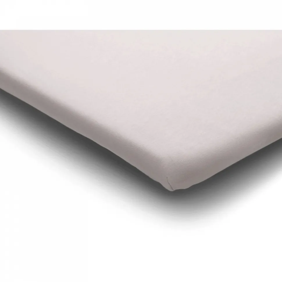 Drap housse bébé pour lit stardust minéral blanc