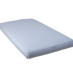 Drap housse bébé 70 x 140 cm bleu ciel