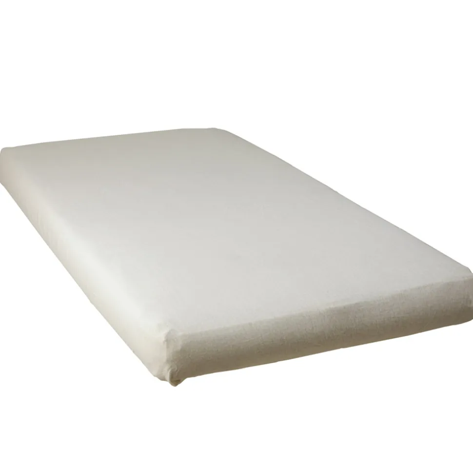 Drap housse bébé 70 x 140 cm écru