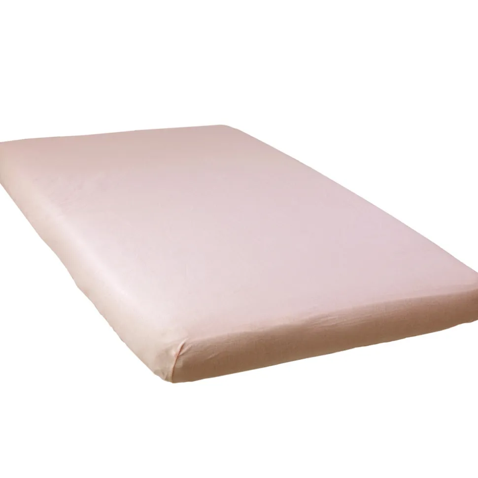 Drap housse bébé 70 x 140 cm rose