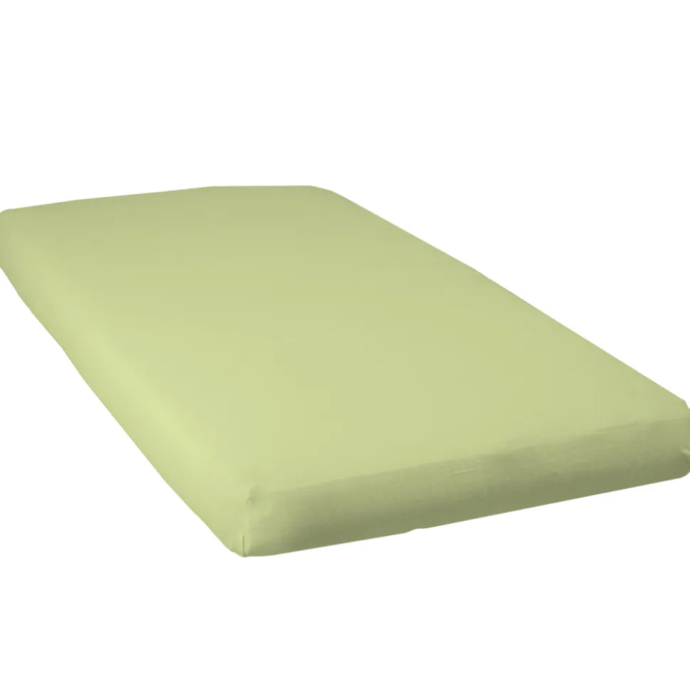 Drap housse bébé 70 x 140 cm vert