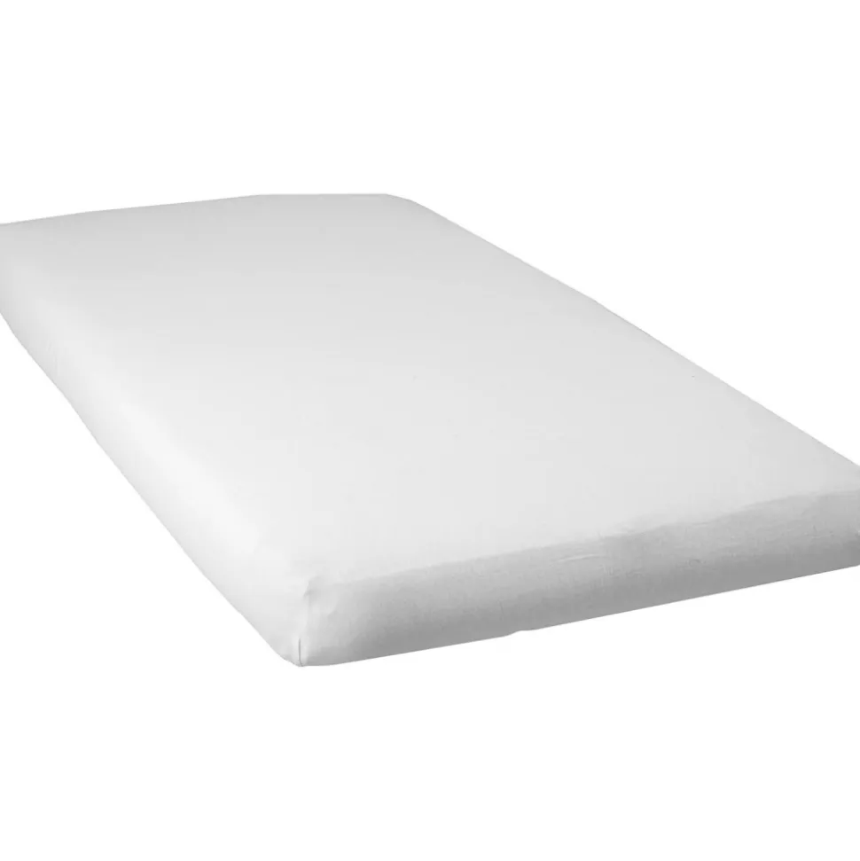Drap housse berceau jersey bio 83x50 cm - blanc