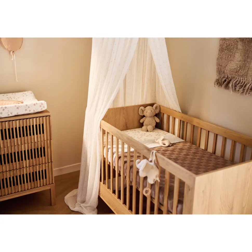 Drap housse berceau 40x80 cm jersey leafy dreams
