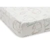 Drap housse berceau 40x80 cm jersey elephant tales