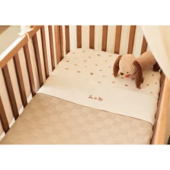 Drap housse berceau 40x80 cm jersey animal friends