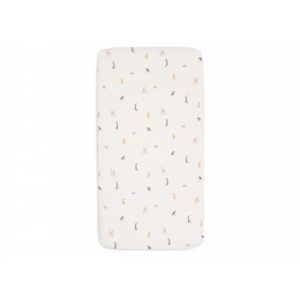 Drap housse berceau 40x80 cm jersey jungle jambo