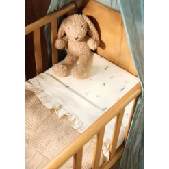 Drap housse berceau 40x80 cm jersey jungle jambo