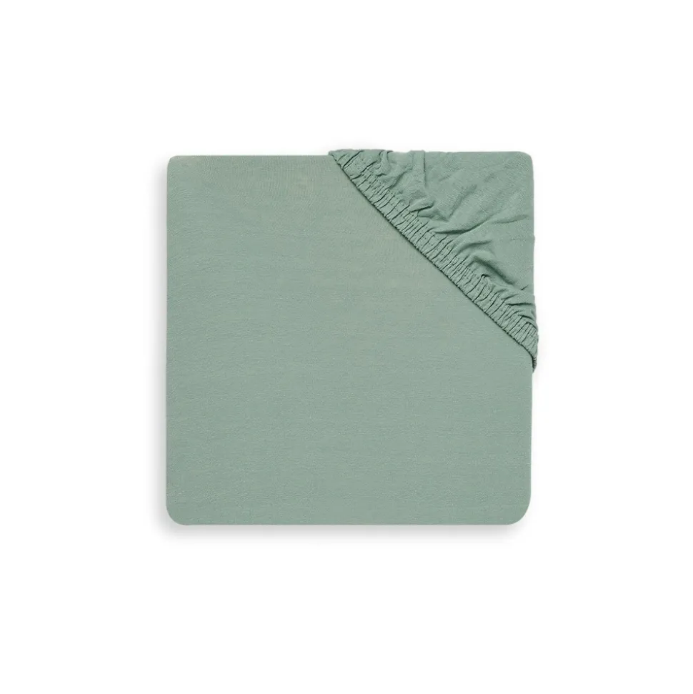Drap housse berceau 40x80 cm jersey ash green