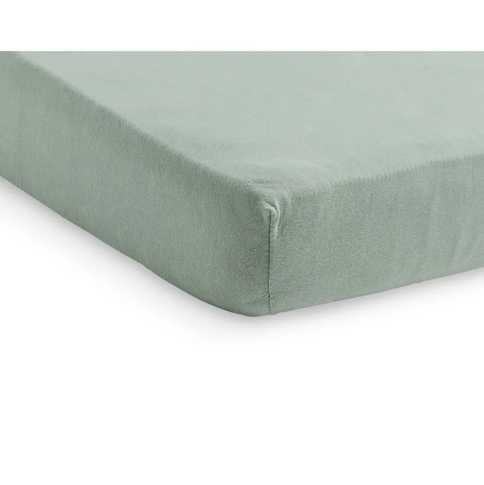 Drap housse berceau 40x80 cm jersey ash green