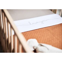 Drap housse berceau 40x80 cm jersey nougat