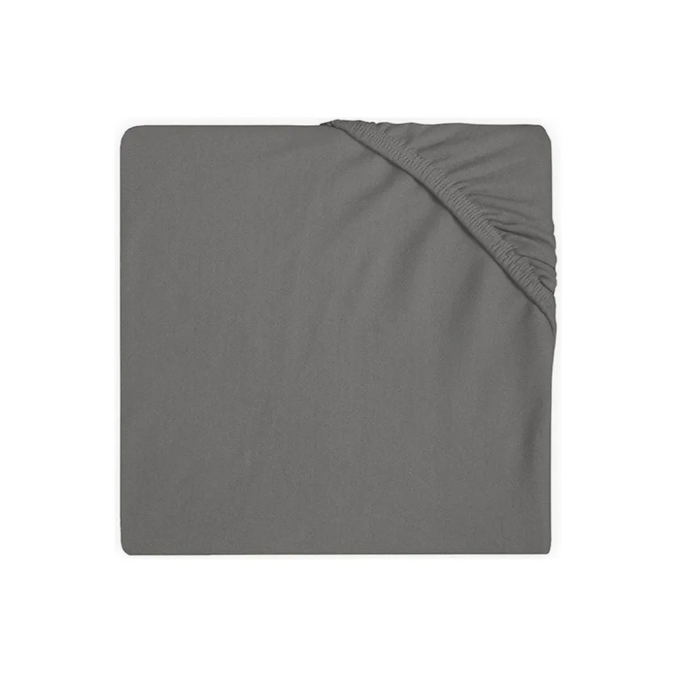 Drap housse berceau 40x80 cm jersey storm grey