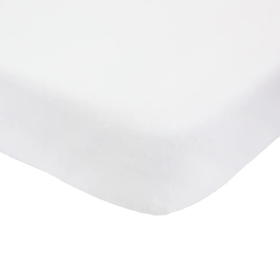Drap housse blanc 70 x 140 cm