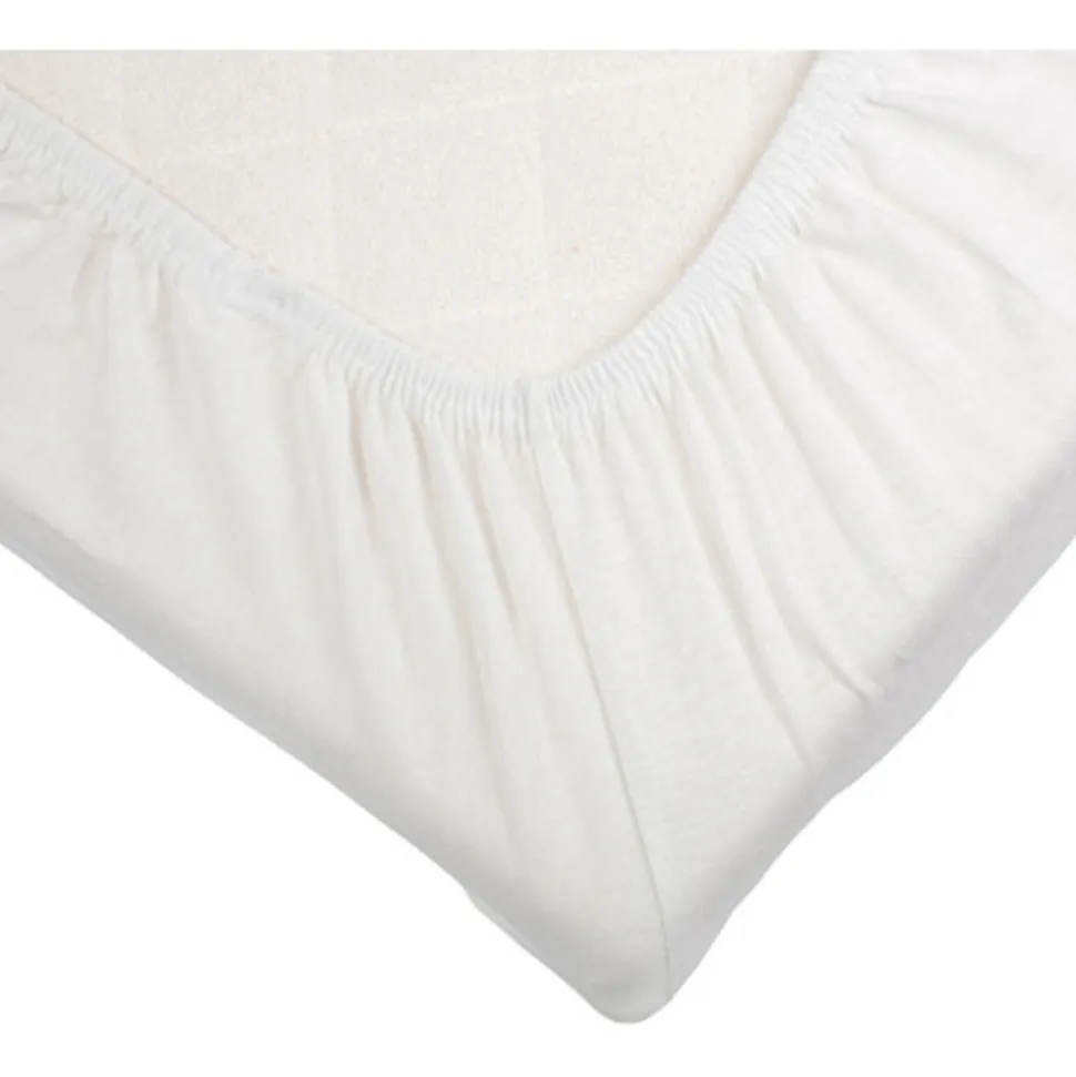 Drap housse blanc 40 x 80 cm