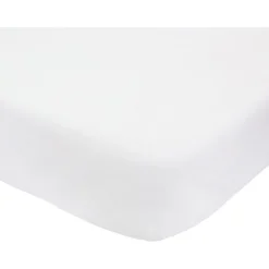 Drap housse blanc 60 x 120 cm