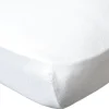 Drap housse blanc 60x120 cm jersey