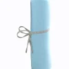 Drap housse bleu ciel 60 x 120 cm
