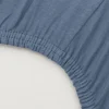 Drap housse bleu 70x140 cm jersey