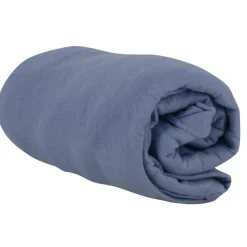Drap housse bleu 60x120 cm jersey