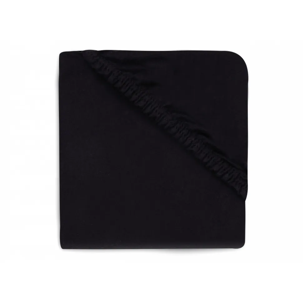 Drap housse ø95cm en jersey matelas de parc black