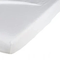 Drap housse coton 70 x 140 cm blanc