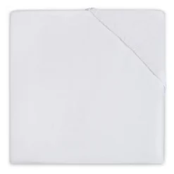 Drap housse en coton 50 x 90 cm blanc