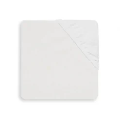 Drap housse en coton 60 x 120 cm white