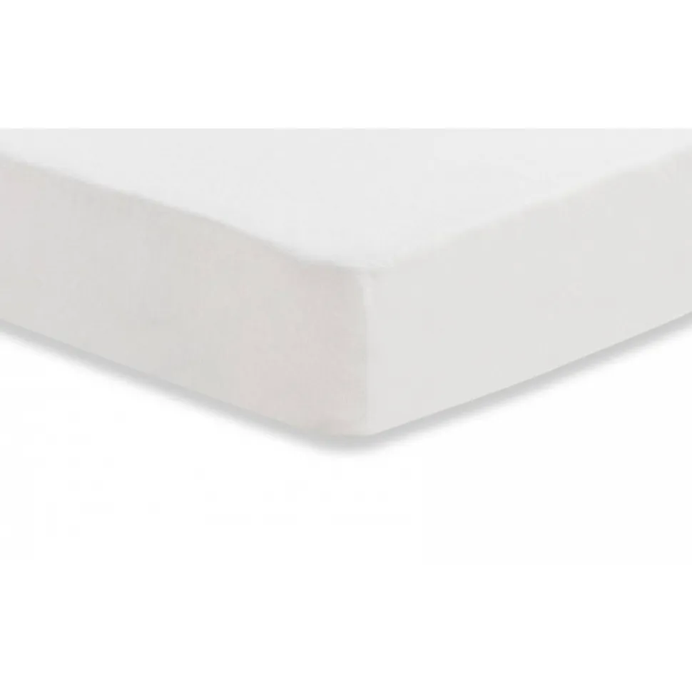 Drap-housse en coton 40x80cm white