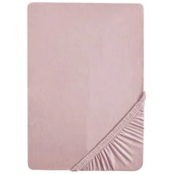 Drap-housse en jersey 40x90cm - 45x90cm lil planet rose/mauve