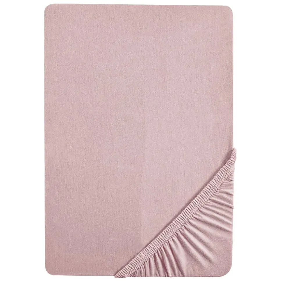 Drap-housse en jersey 40x90cm - 45x90cm lil planet rose/mauve