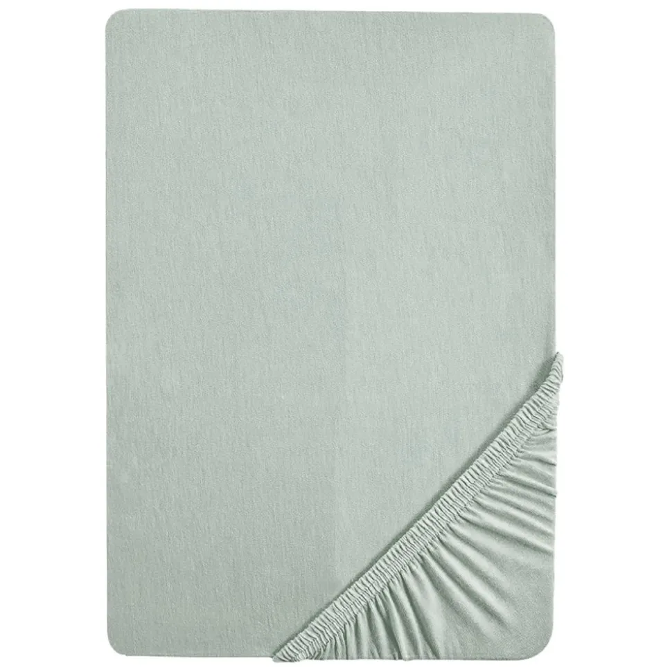 Drap-housse en jersey 40x90cm - 45x90cm lil planet frosty green