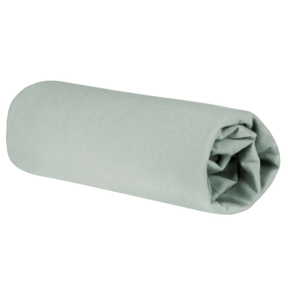 Drap-housse en jersey 40x90cm - 45x90cm lil planet frosty green