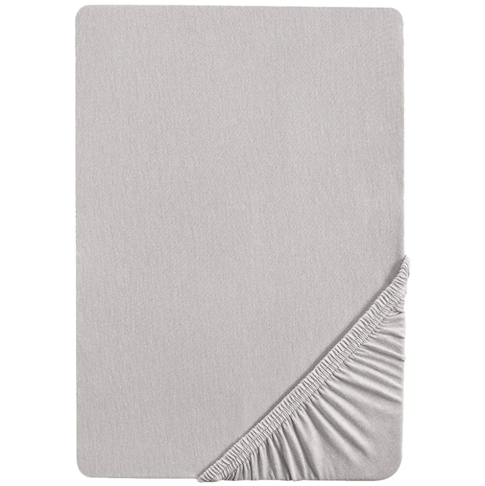 Drap-housse en jersey 40x90cm - 45x90cm lil planet gris argenté