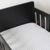 Drap housse 70*140 - etoiles blanc