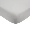 Drap housse gris 60 x 120 cm