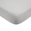 Drap housse gris 70 x 140 cm