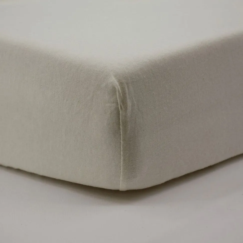 Drap housse gris 70x140 cm jersey