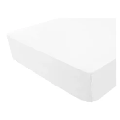 Drap-housse imperméable 60x120 blanc